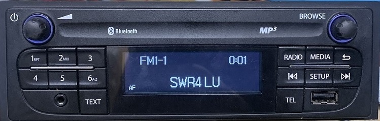 Renault Master, Opel... Visteon car radio retrofit. RENVISTEON