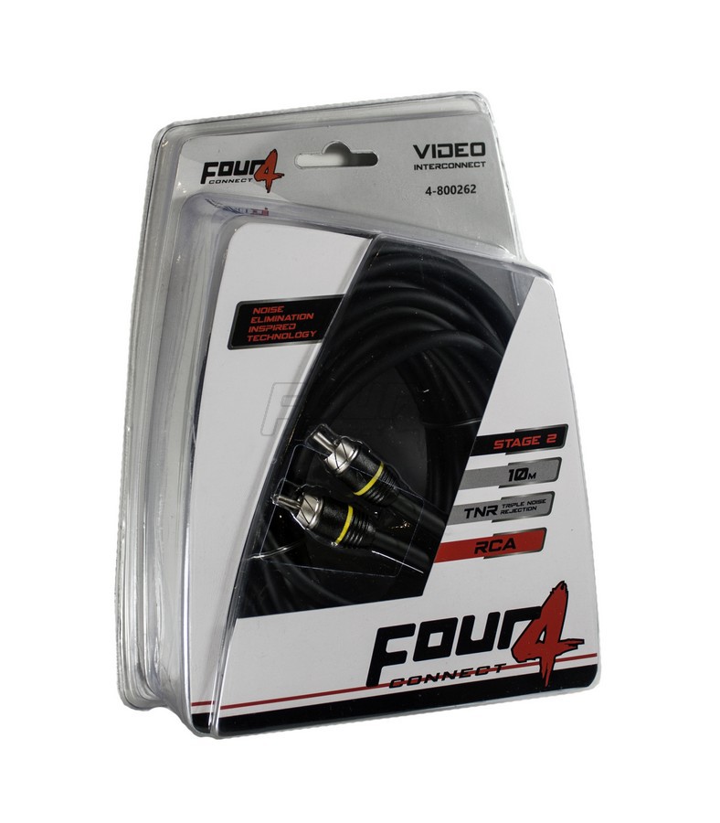 FOUR Connect STAGE2 video cable RCA (10,0 m). 4-800262