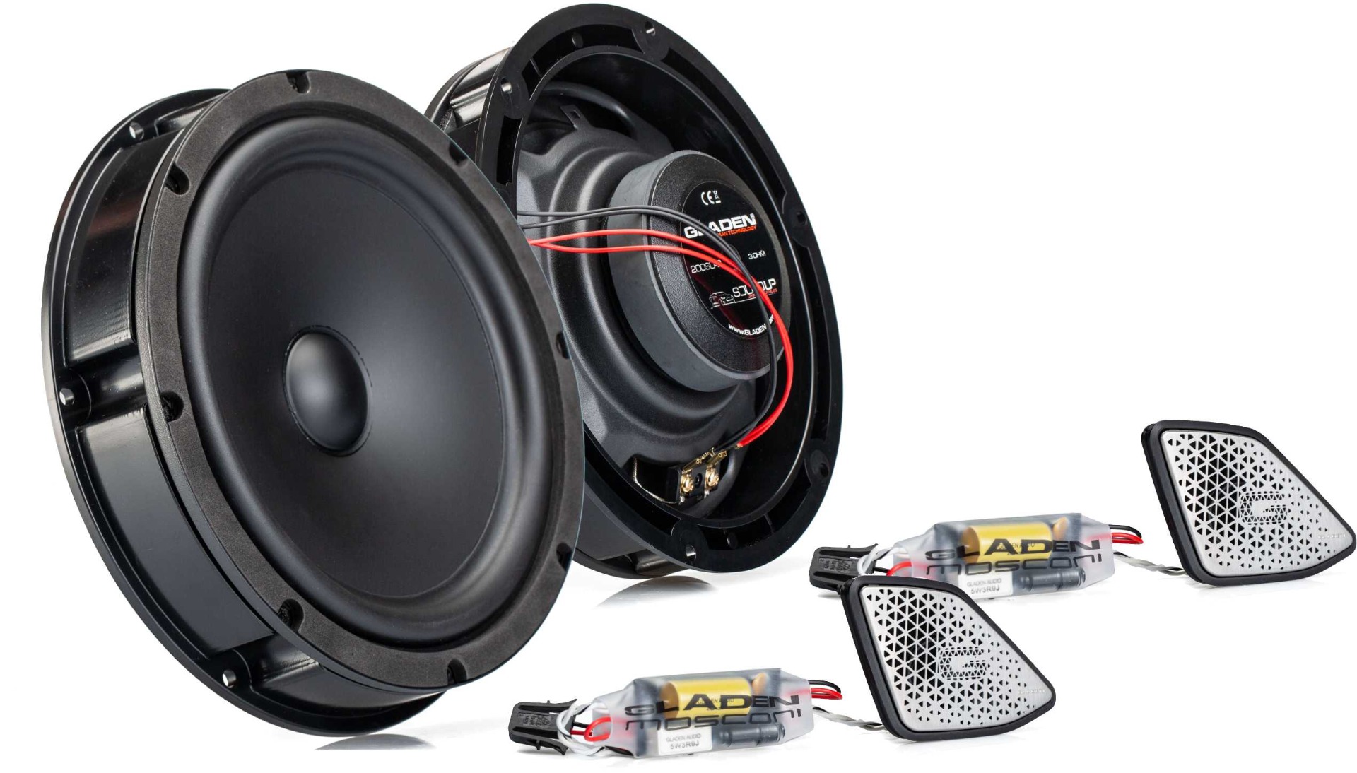 Gladen ONE T6.1 APPEARANCE component speakers (165 mm) for VW.