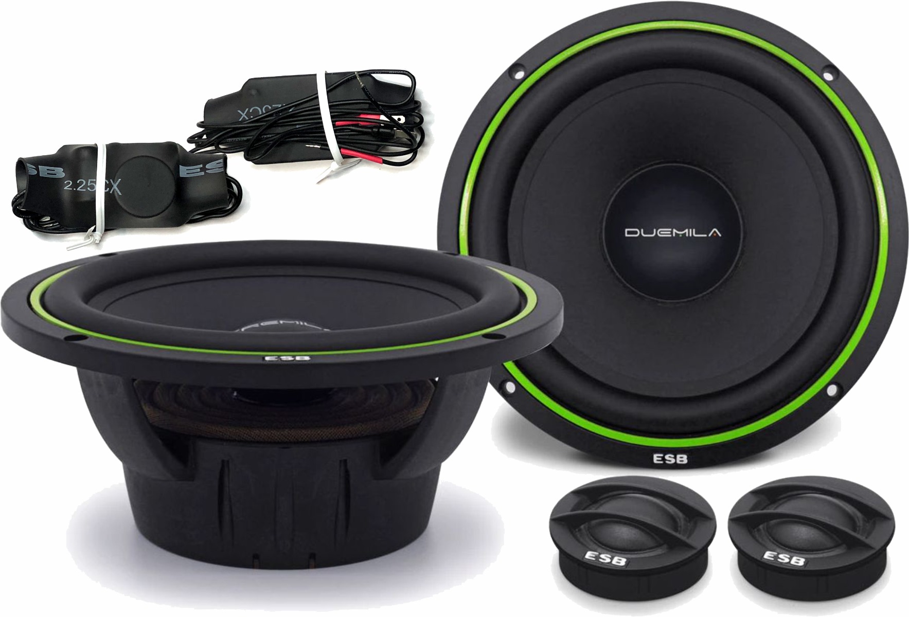 ESB audio 2.6K2X component speakers (165 mm).