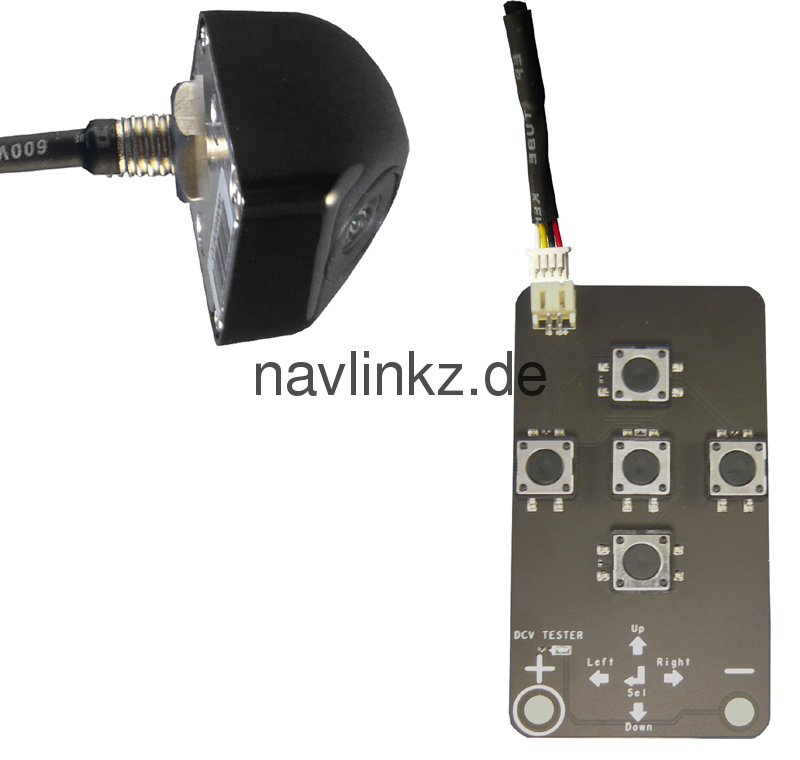 Universal rear view camera (RVC). NavLinkz