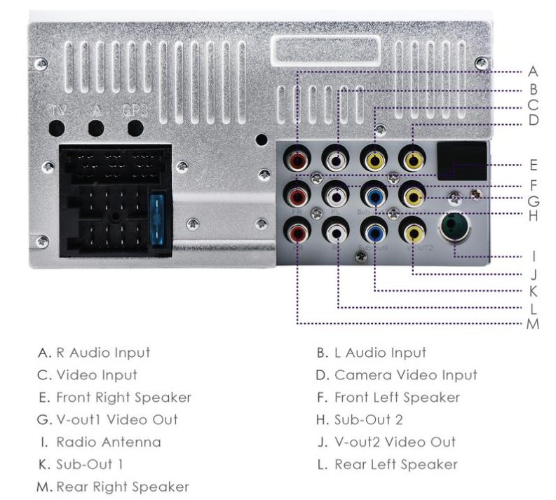 Nakamichi NA3605-M6 multimedia AV receiver (6.8").