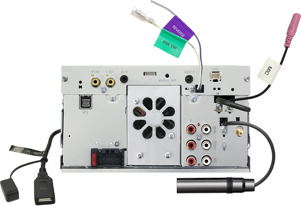 Kenwood DMX7722DABS multimedia AV receiver, WiFi (6.8").