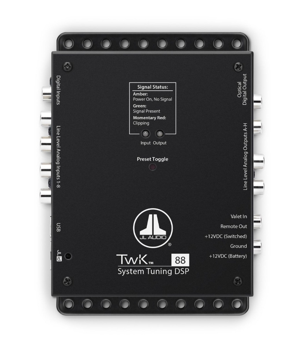 JL Audio TwK-88 system tuning, digital sound processor DSP.