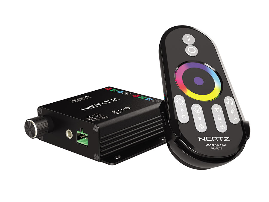 Hertz HM RGB 1 BK controller with remote .