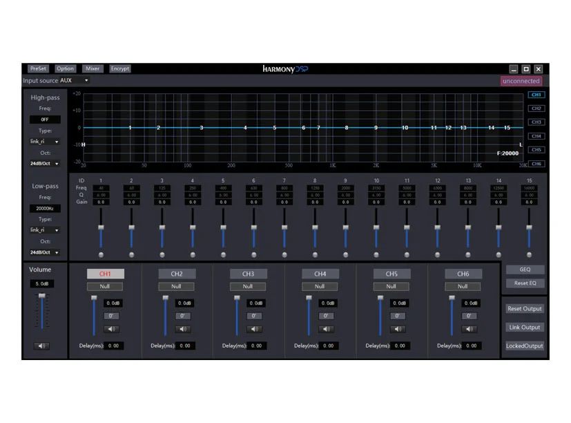 Zapco HB 46 ADSP (AB class) power amplifier (4-channel) with Bluetooth 5.1 and DSP.