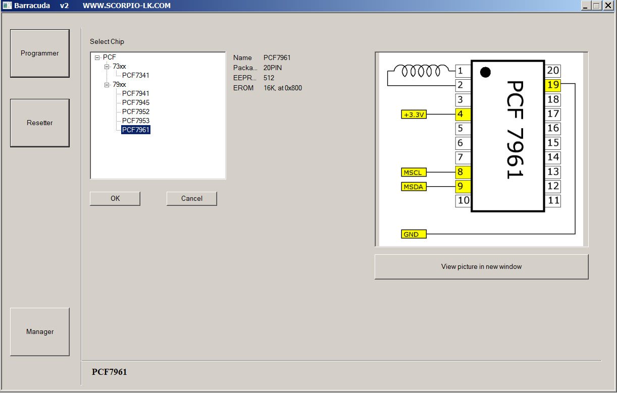 Barracuda programmer (with 365 days subscription).