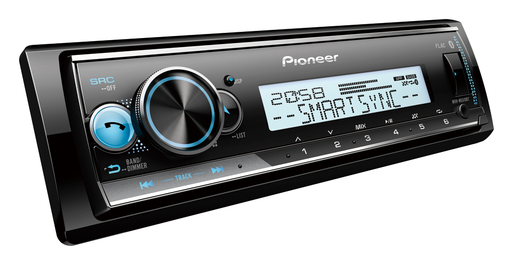 Pioneer MVH-MS510BT marine digital media receiver with bluetooth.