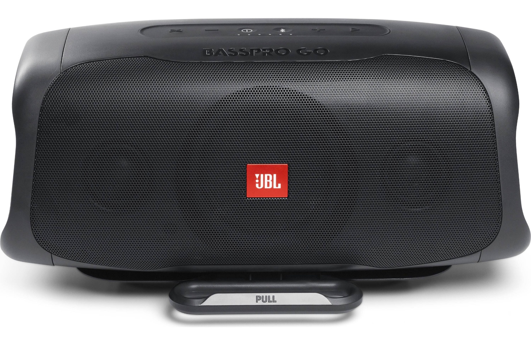 JBL BassPro GO subwoofer & full-range Bluetooth speaker.