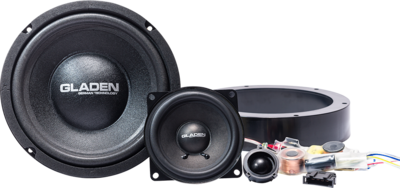 Gladen ONE 200 T5 G3 component speakers (200 mm) for VW.