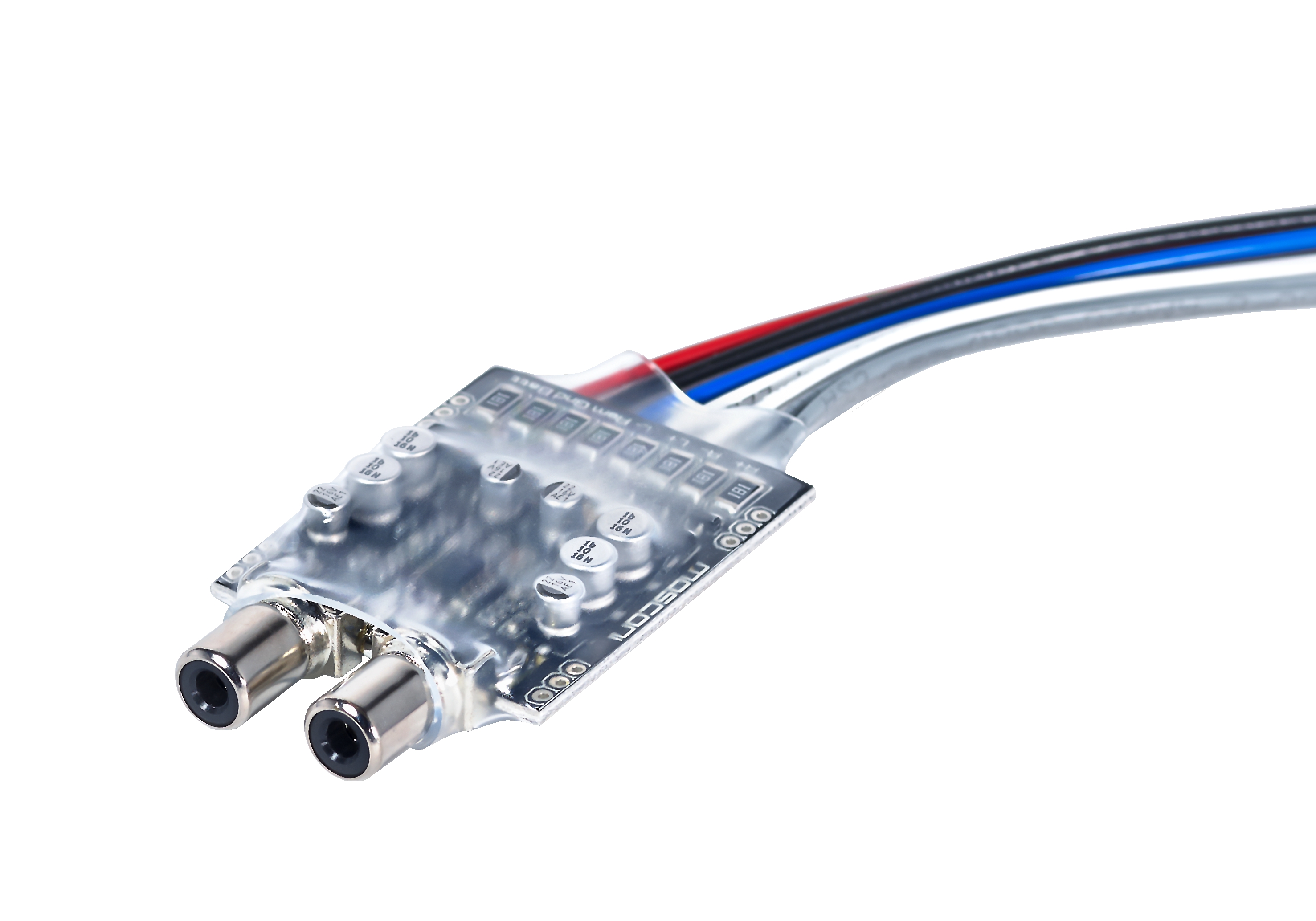 High Low converter (2-channel). Mosconi HLA Slim HP (10:1). 