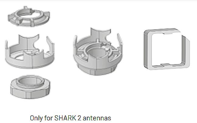 SHARK 2 antennas hole adapter for Ford. 7131051