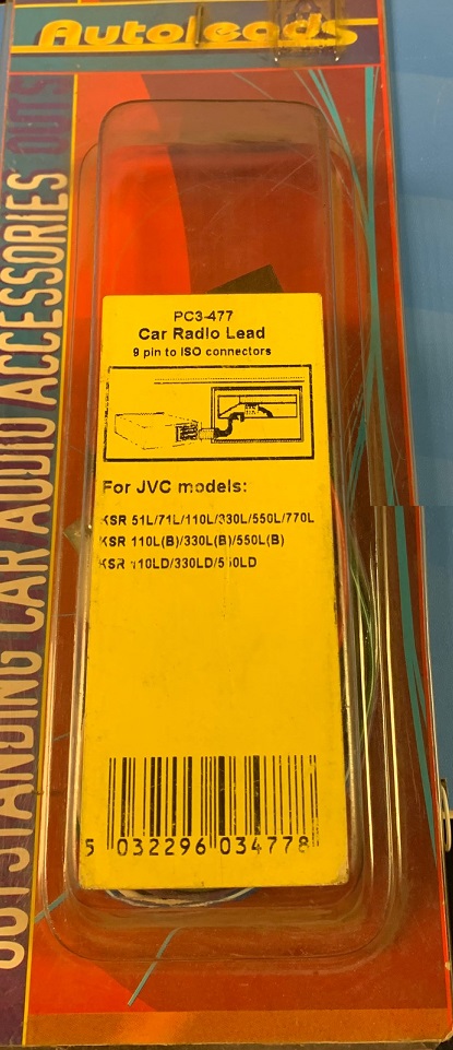JVC adapter (ISO connector). PC3-477