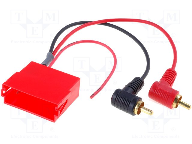 Audi adapter (MINI ISO connector). MISO/2RCA