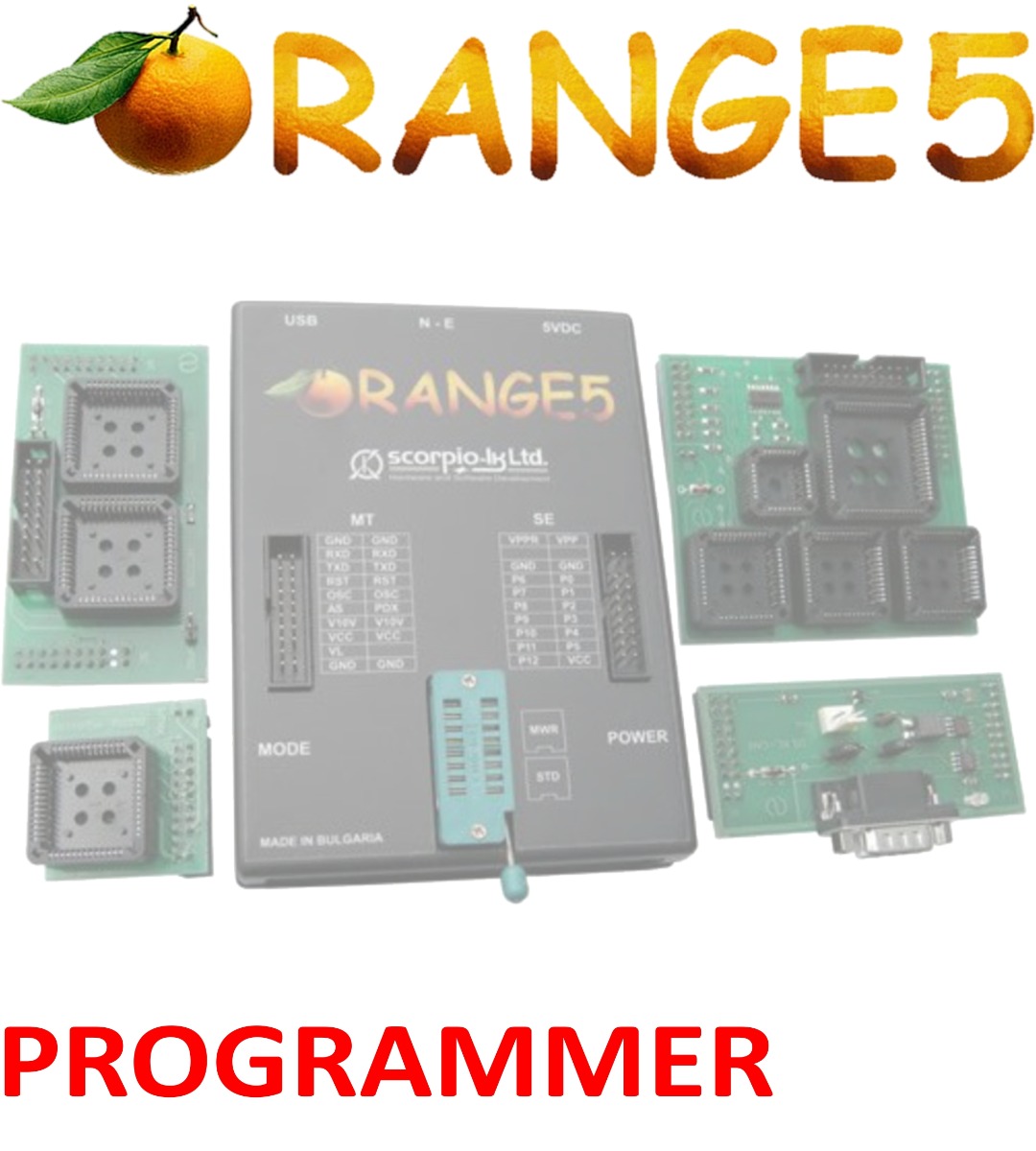 Orange 5 programmer with base software (Basic Set).