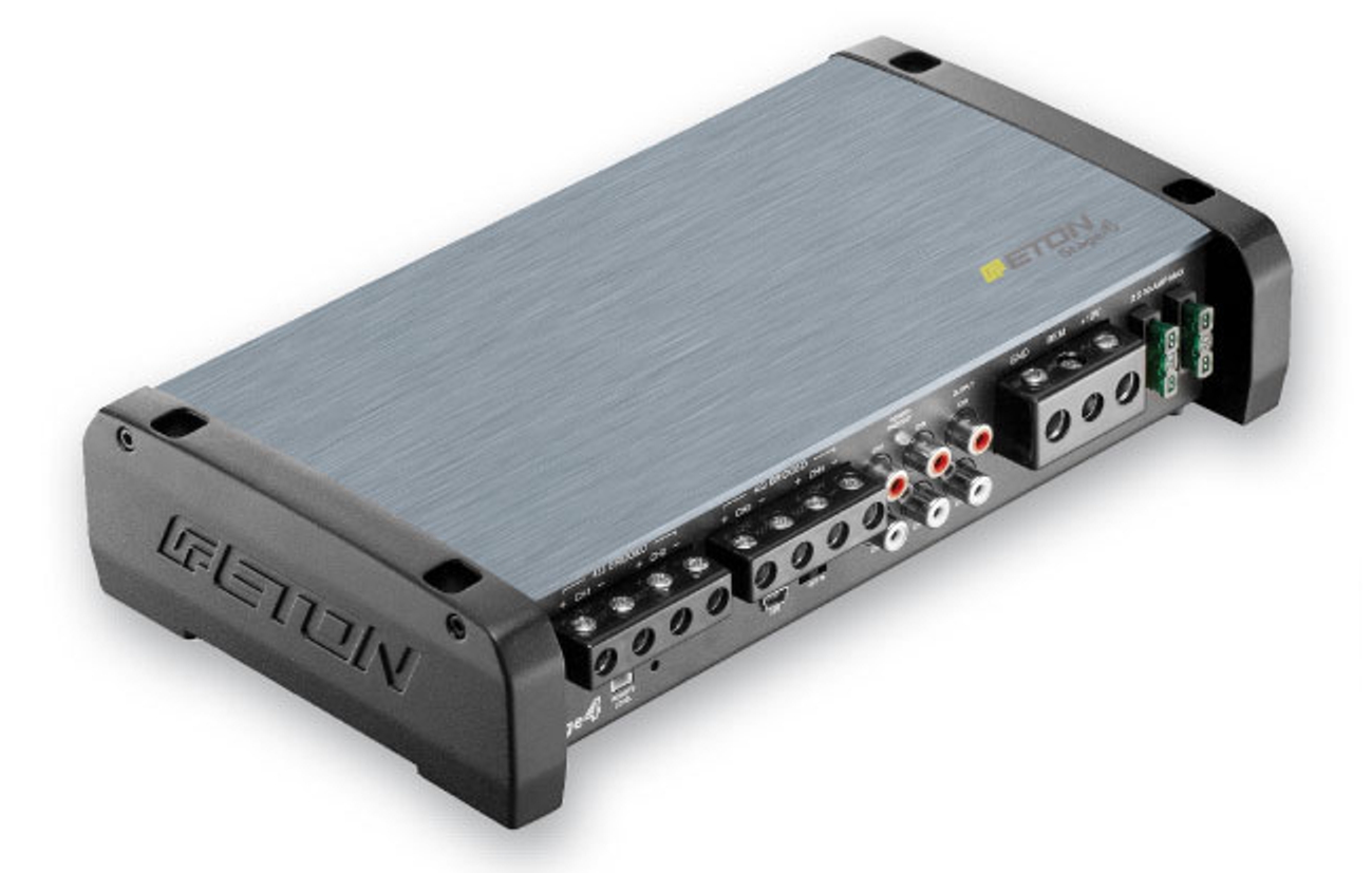 Eton Stage 4 (D class) power amplifier (4-channel) with DSP.