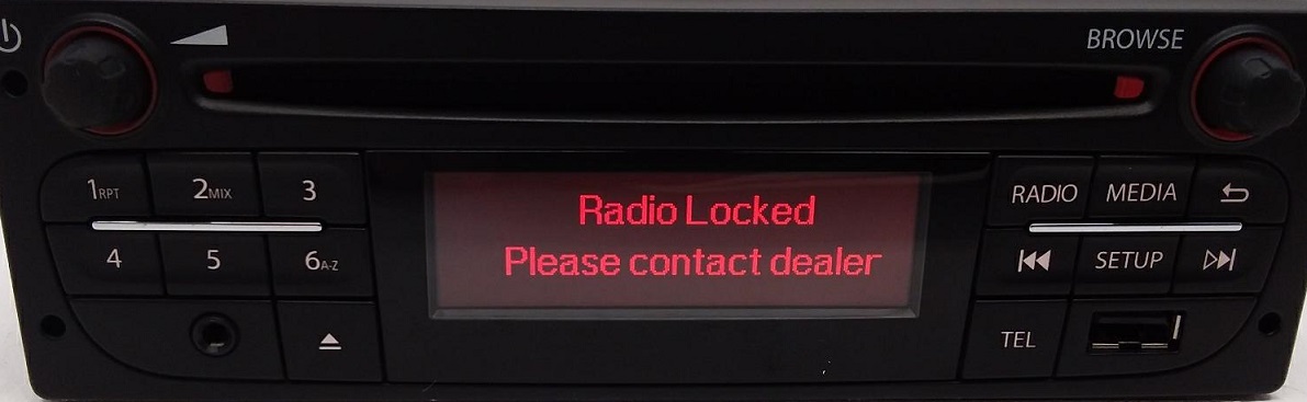 Renault Master, Opel... Visteon car radio retrofit. RENCODEMU