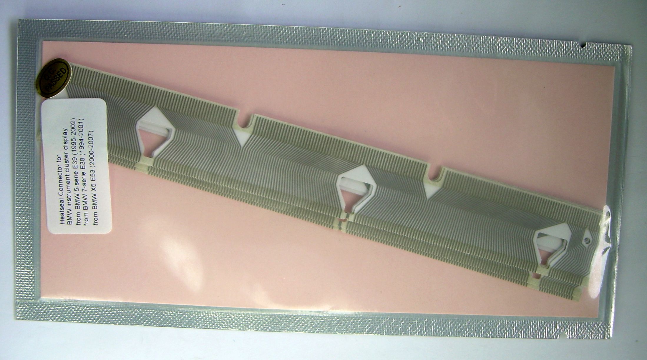 BMW 5, 7, X5 series heat seal connector for instrument cluster LCD.