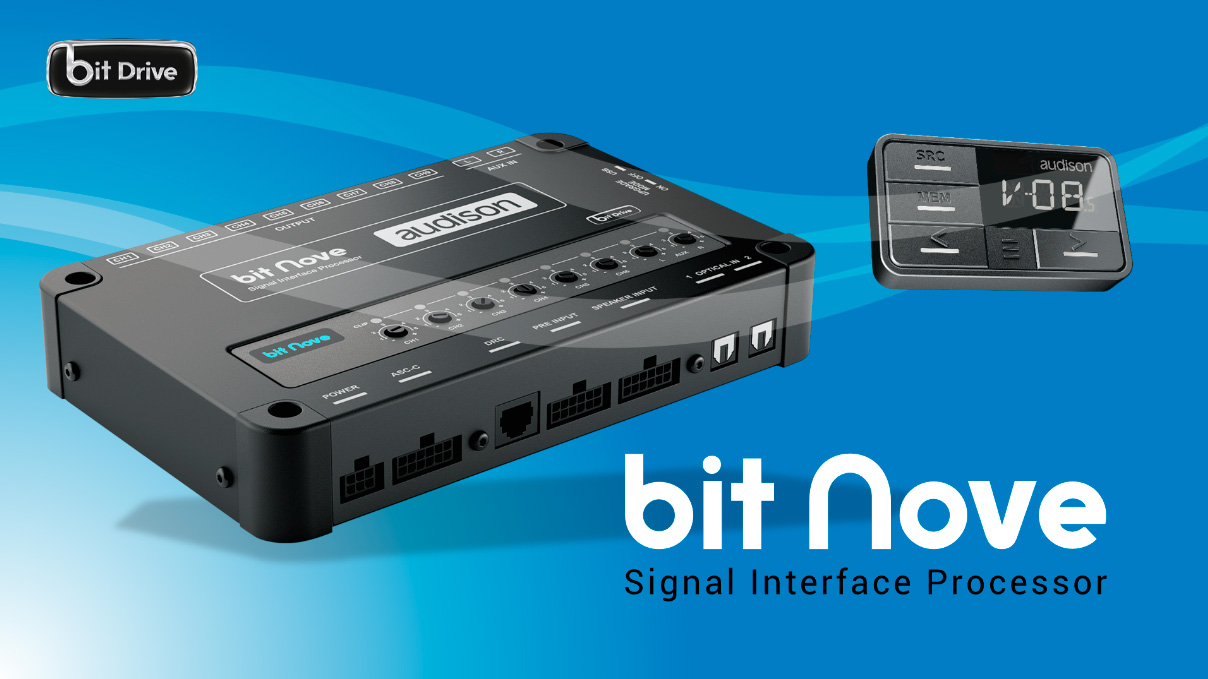 Audison BIT Nove DRC digital sound processors DSP.