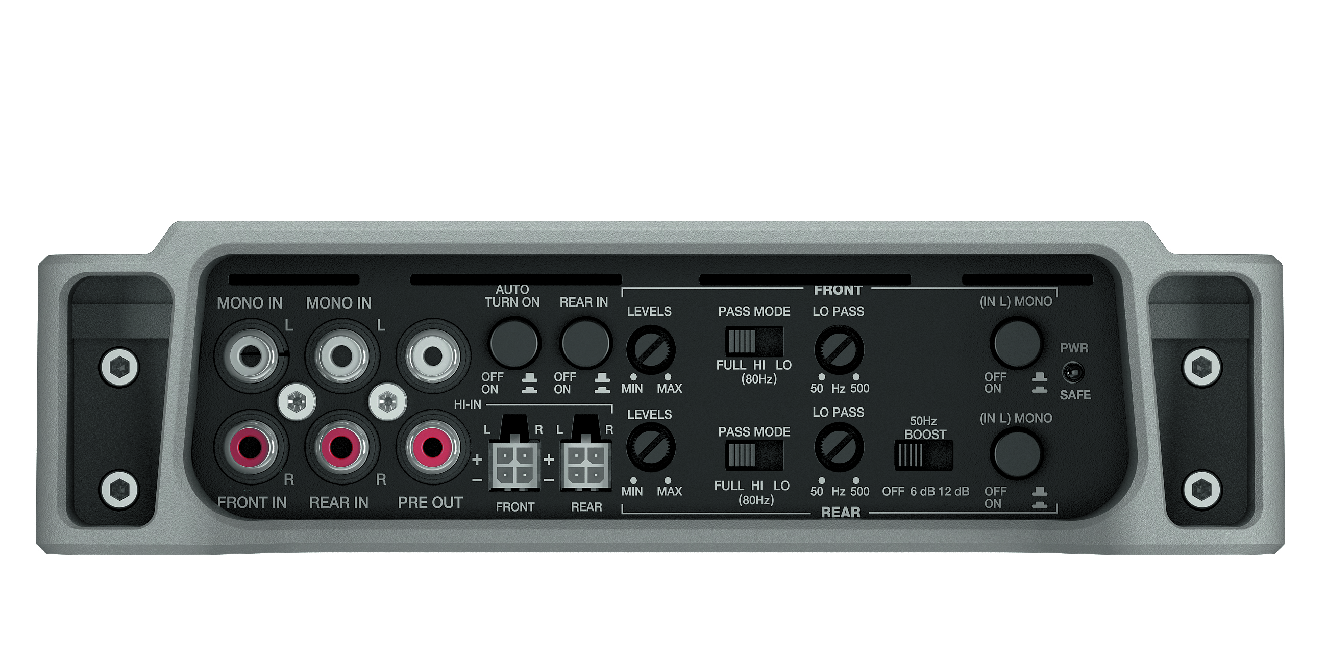 Hertz HCP 4M (AB class) marine power amplifier (4-channel).