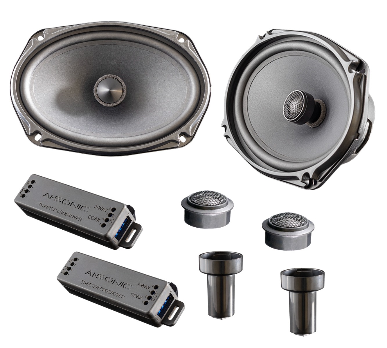 AI-SONIC S1-CX69.2 compo./coaxial system (164x235 mm).