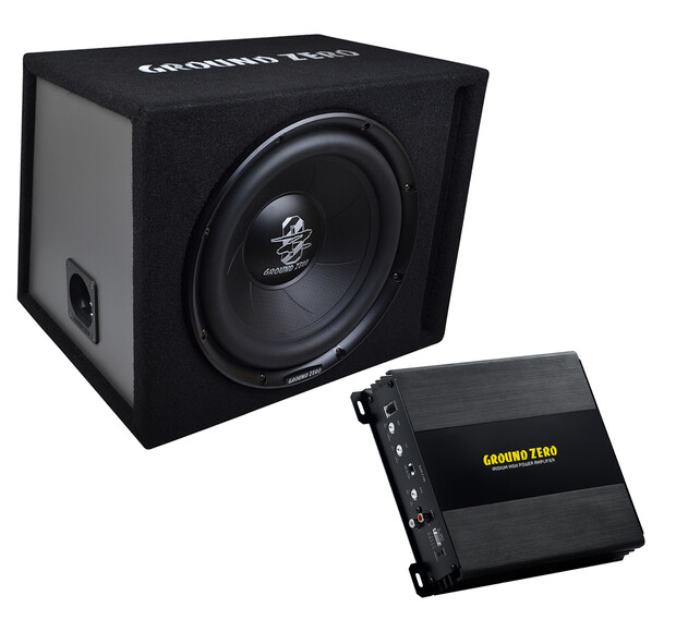 Ground Zero GZ 300 active subwoofer basskit (300 mm).