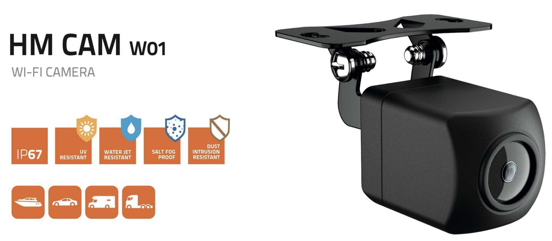 Hertz HM CAM W01 rear view camera with Wi-Fi (RVC).