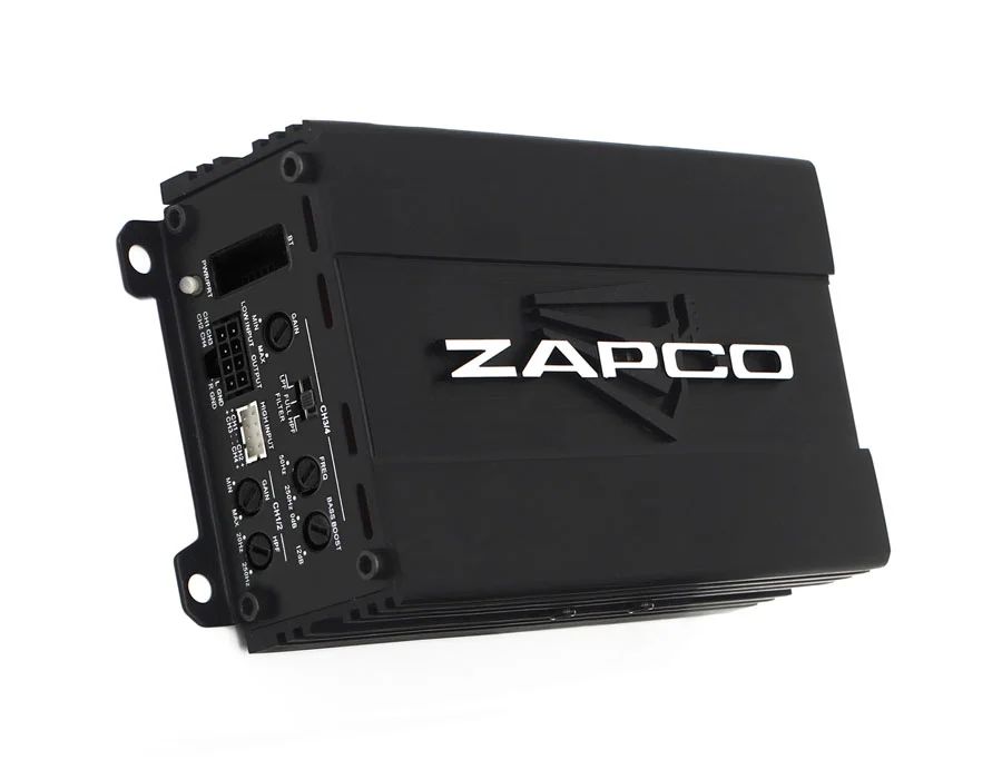 Zapco ST-64D SQ MINI (D class) power amplifier (4-channel).