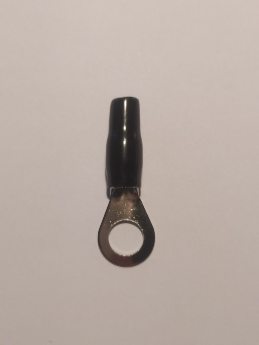 Ring terminal for cable. Gladen (Black, 10 mm²).