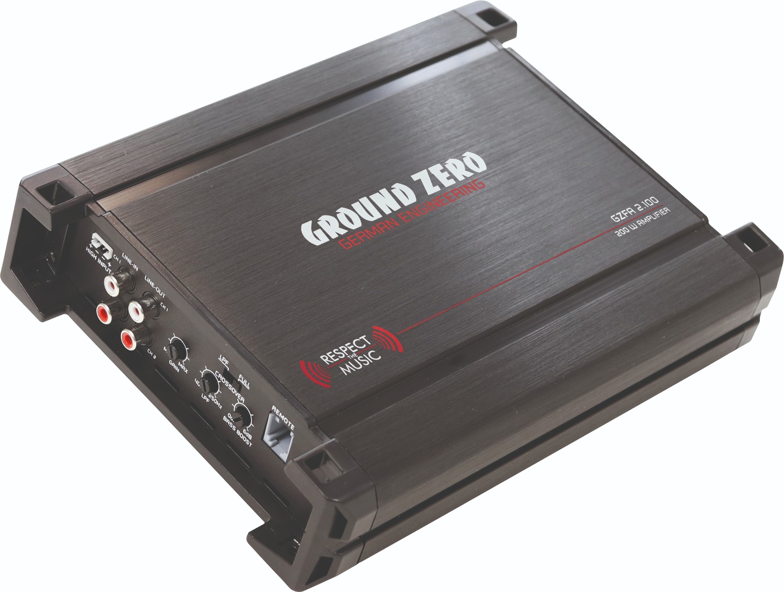 Ground Zero GZFA 2.100 (AB class) power amplifier (2-channel).