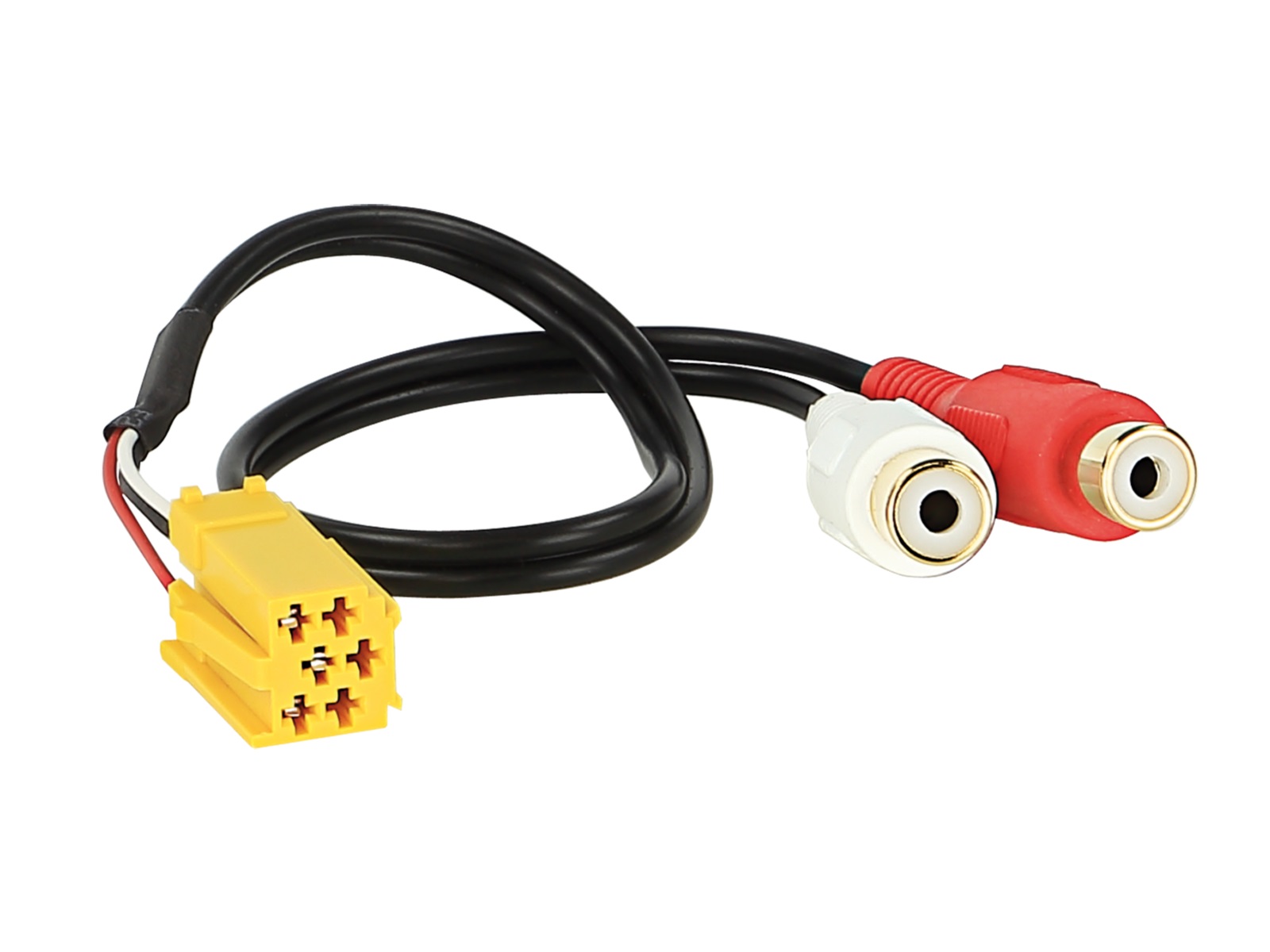 Alfa Romeo (Mini ISO - RCA) adapter AUX. ACV