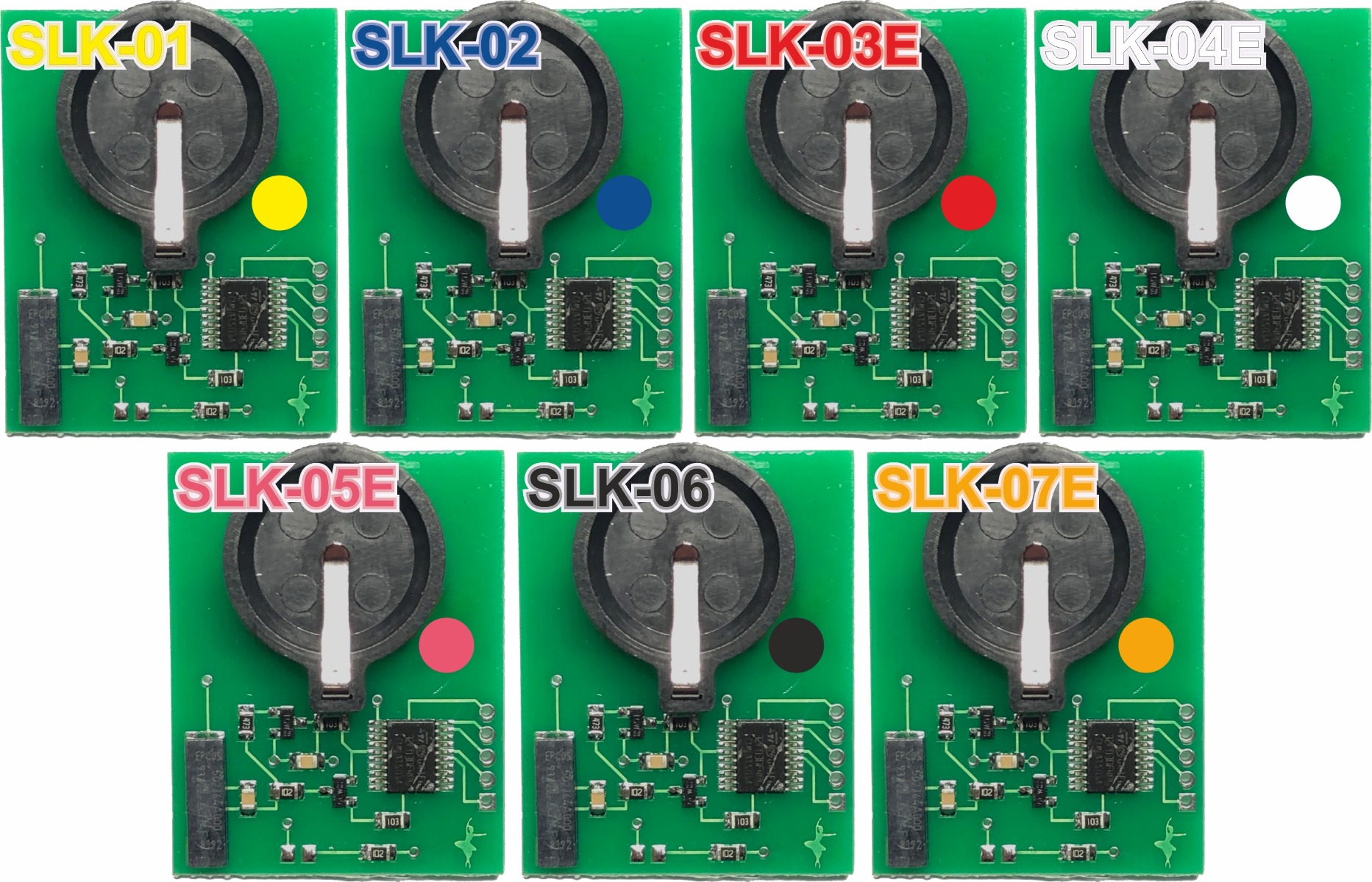 SLK-01, SLK-02, SLK-03E, SLK-04E, SLK-05E, SLK-06, SLK-07E emulators kit.