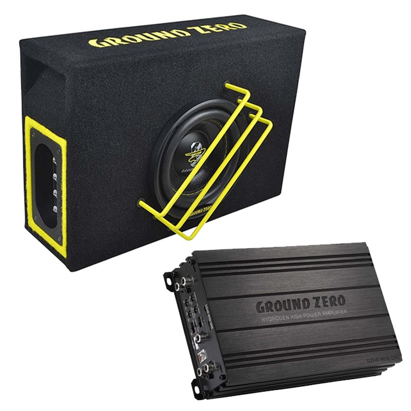 Ground Zero 375 active subwoofer basskit (165 mm).