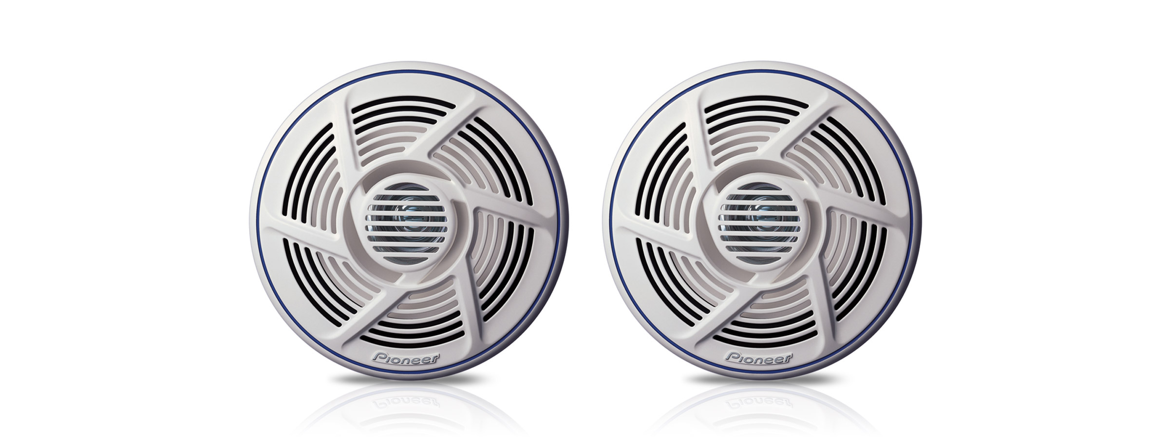 Pioneer TS-MR1600 marine coaxial speakers (160 mm).