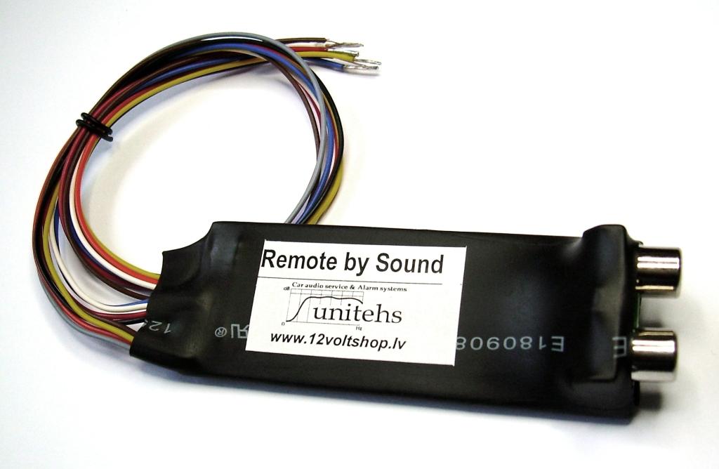 Hi to Low converter with "remote by sound dual " (2 channel).