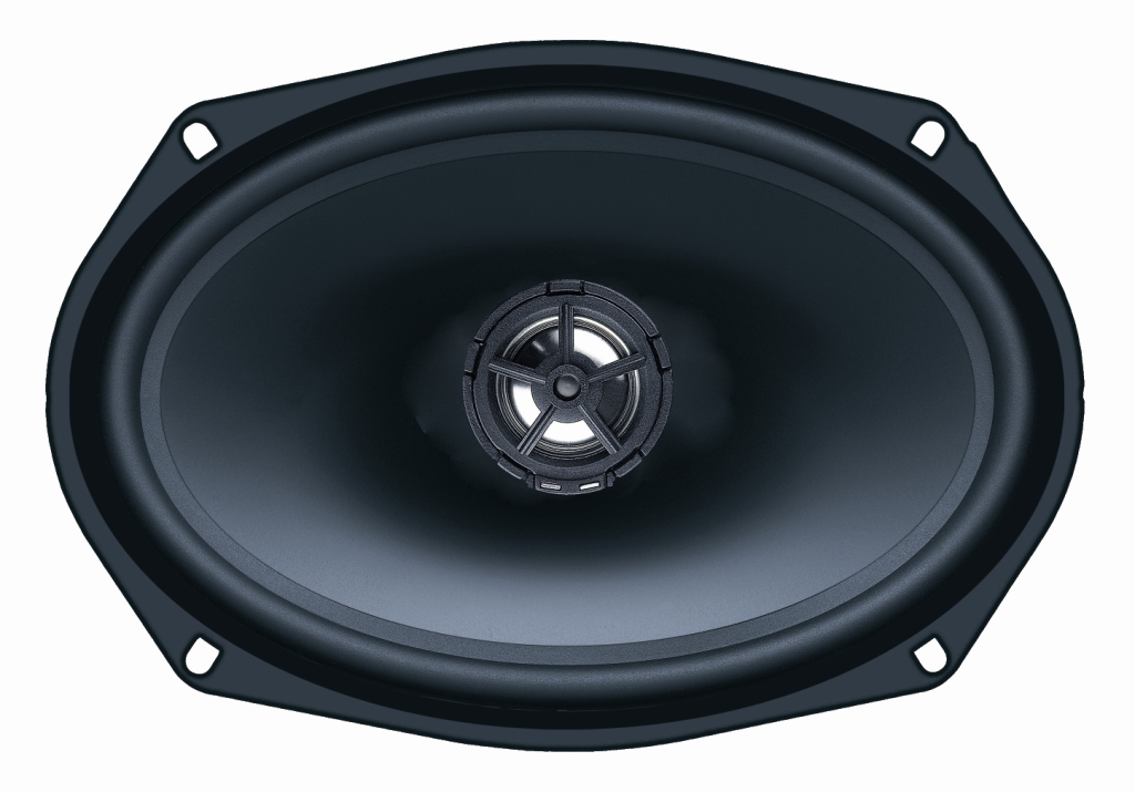 German Maestro AC 6908 coaxial speakers (164x235 mm).