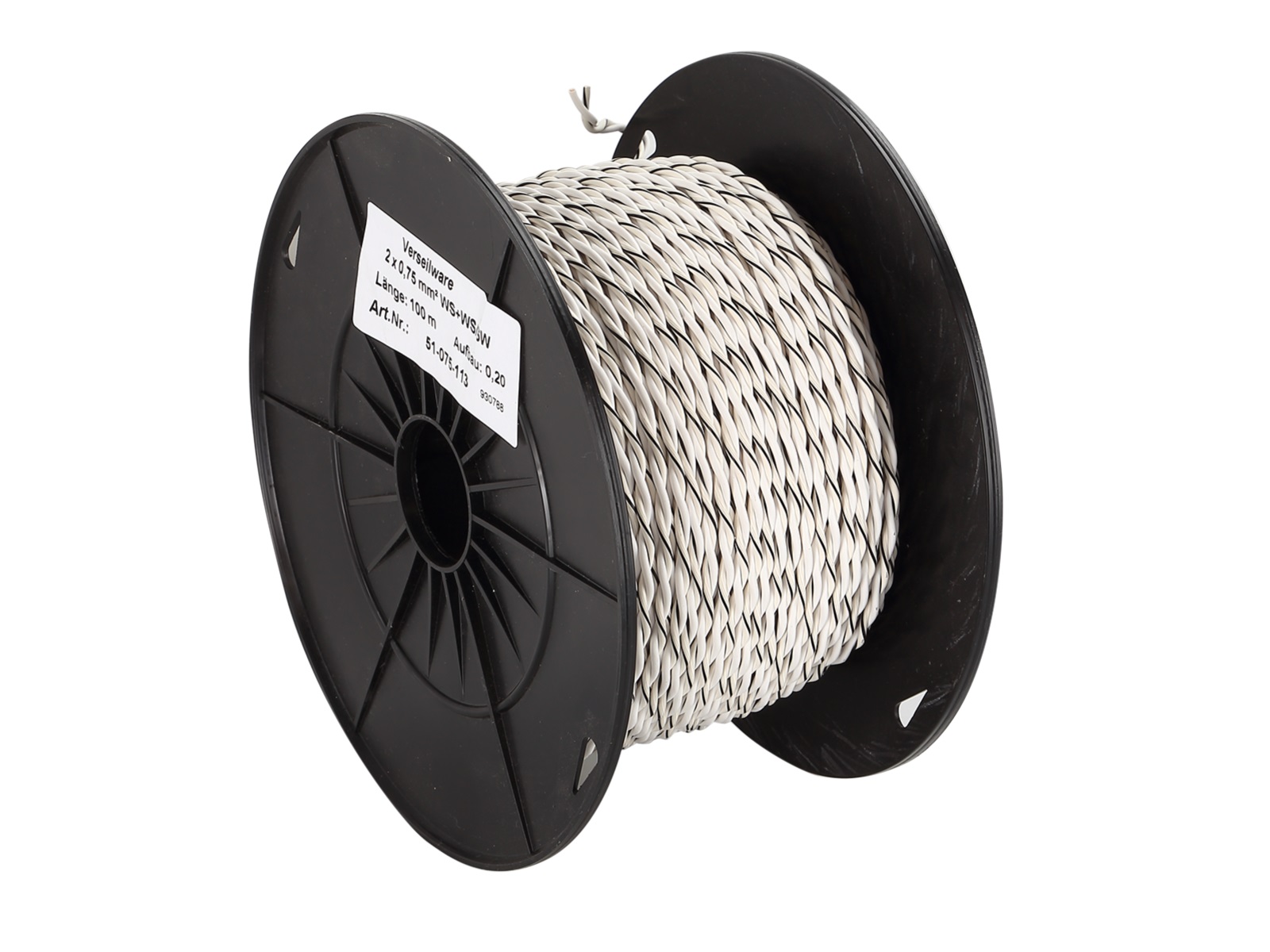 ACV (OFC) high-performance cables twisted for speakers (0.75 mm²). 075-113