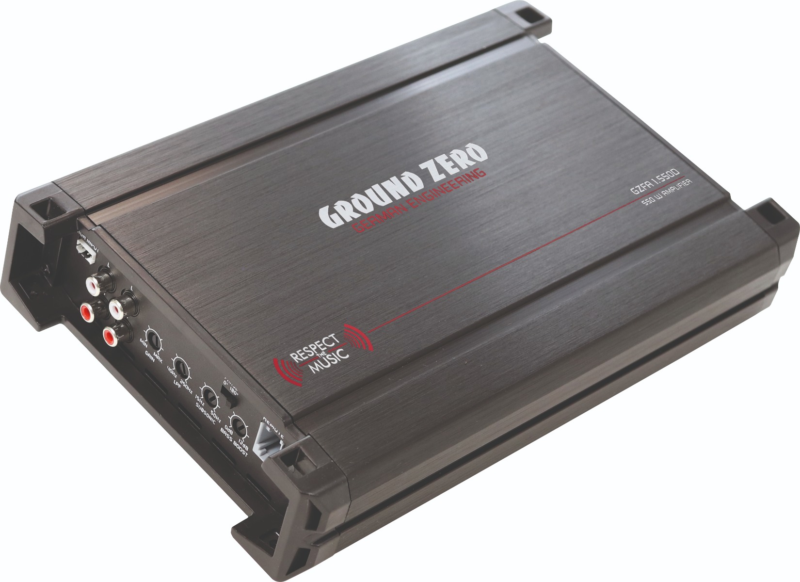 Ground Zero GZFA 1.550D (D class) power amplifier (mono).