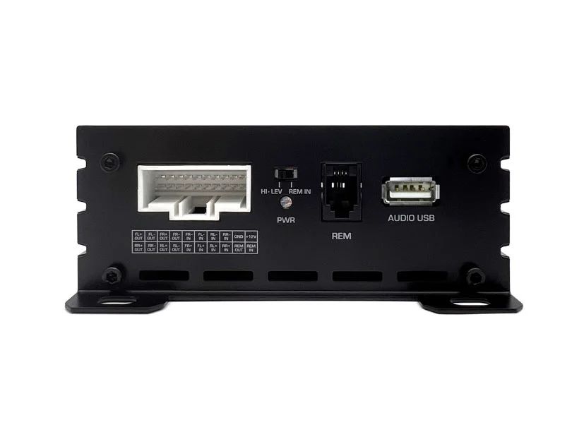 Zapco HB 46 ADSP (AB class) power amplifier (4-channel) with Bluetooth 5.1 and DSP.