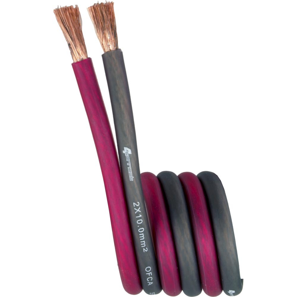Four Connect cables for speakers OFCA (10.0 mm²). 4-SC10.00