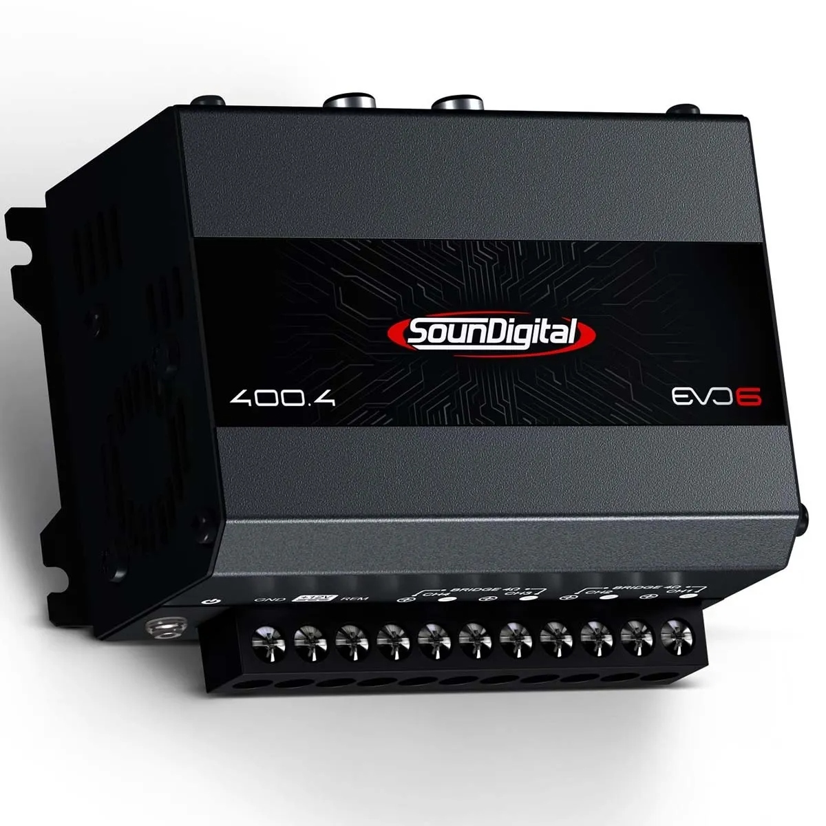 SounDigital 400.4 EVO 6 - 4 Ohm (D class) power amplifier (4-channel).