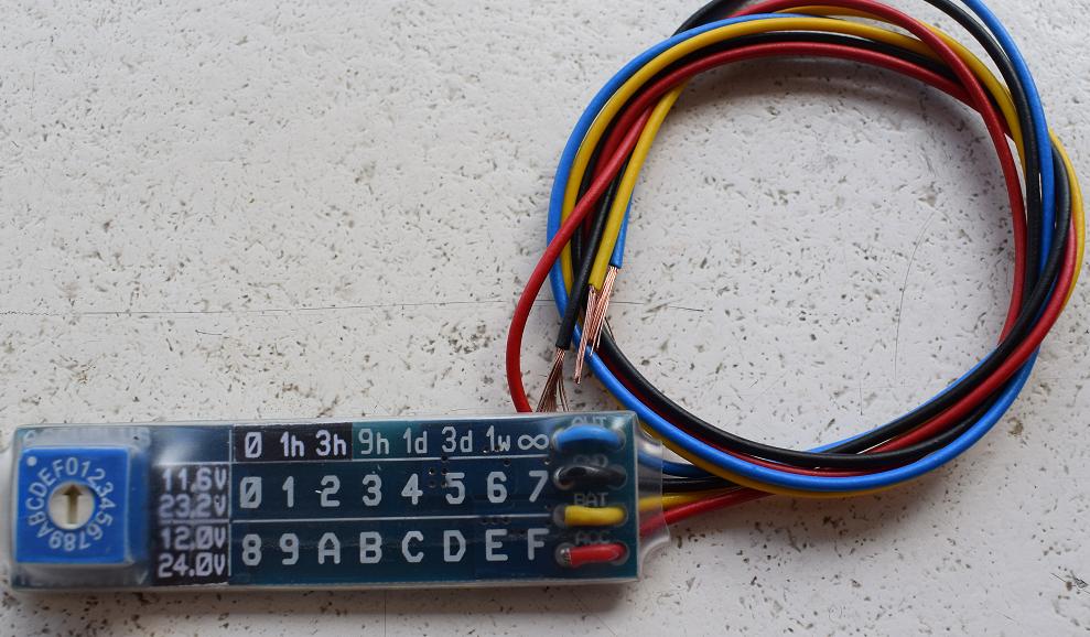 ACCUPLUS automotive Timer with battery protection.