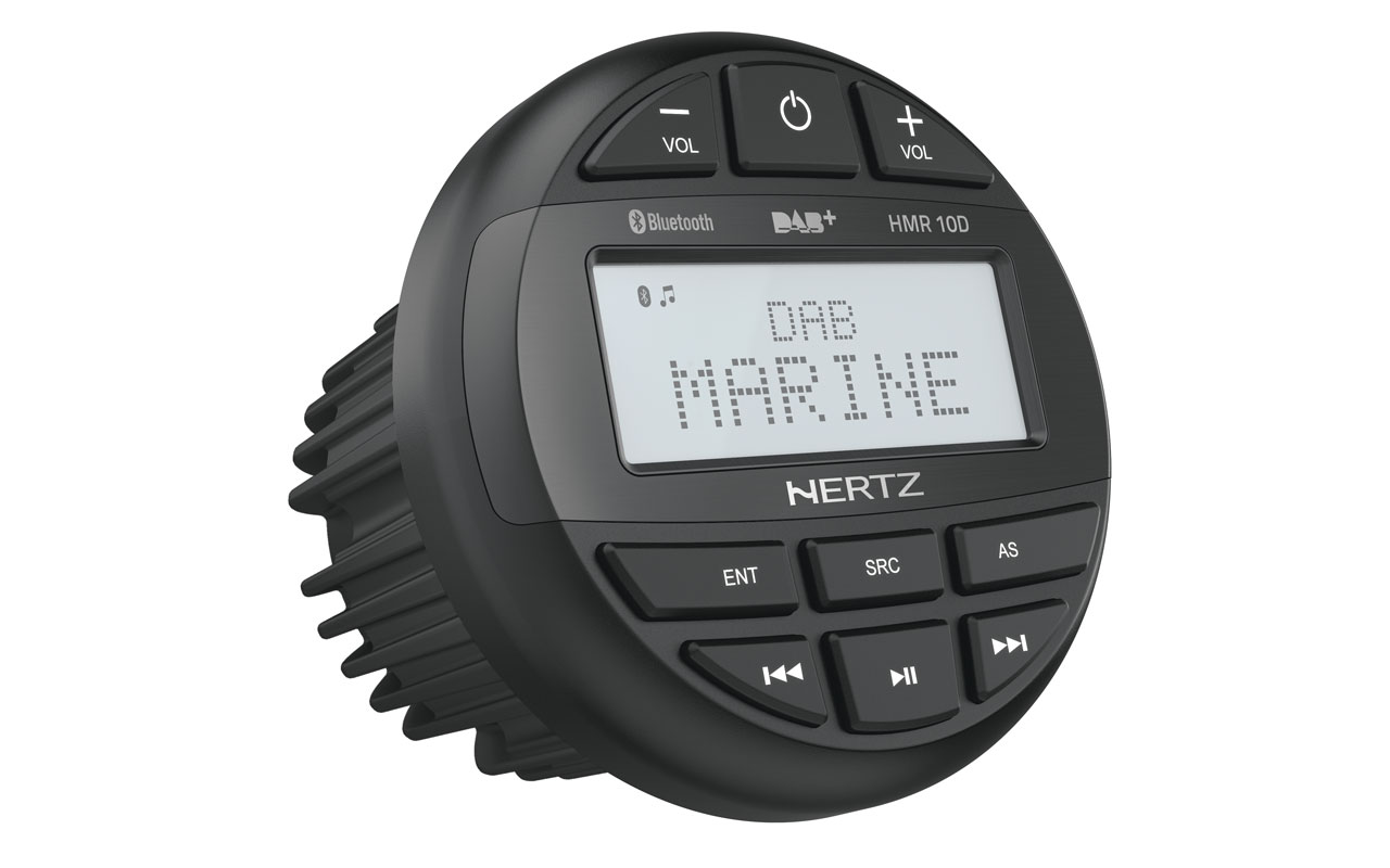 Hertz HMR 10D marine digital media receiver with DAB (IP66)