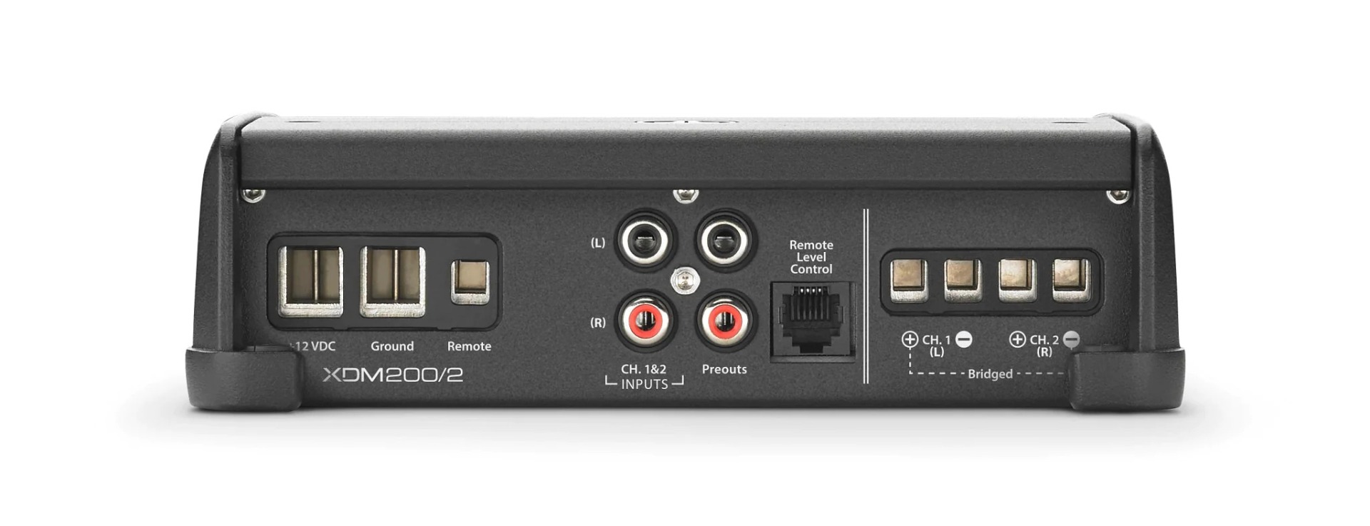 JL Audio XDM200/2 (D class) marine power amplifier (2-channel).