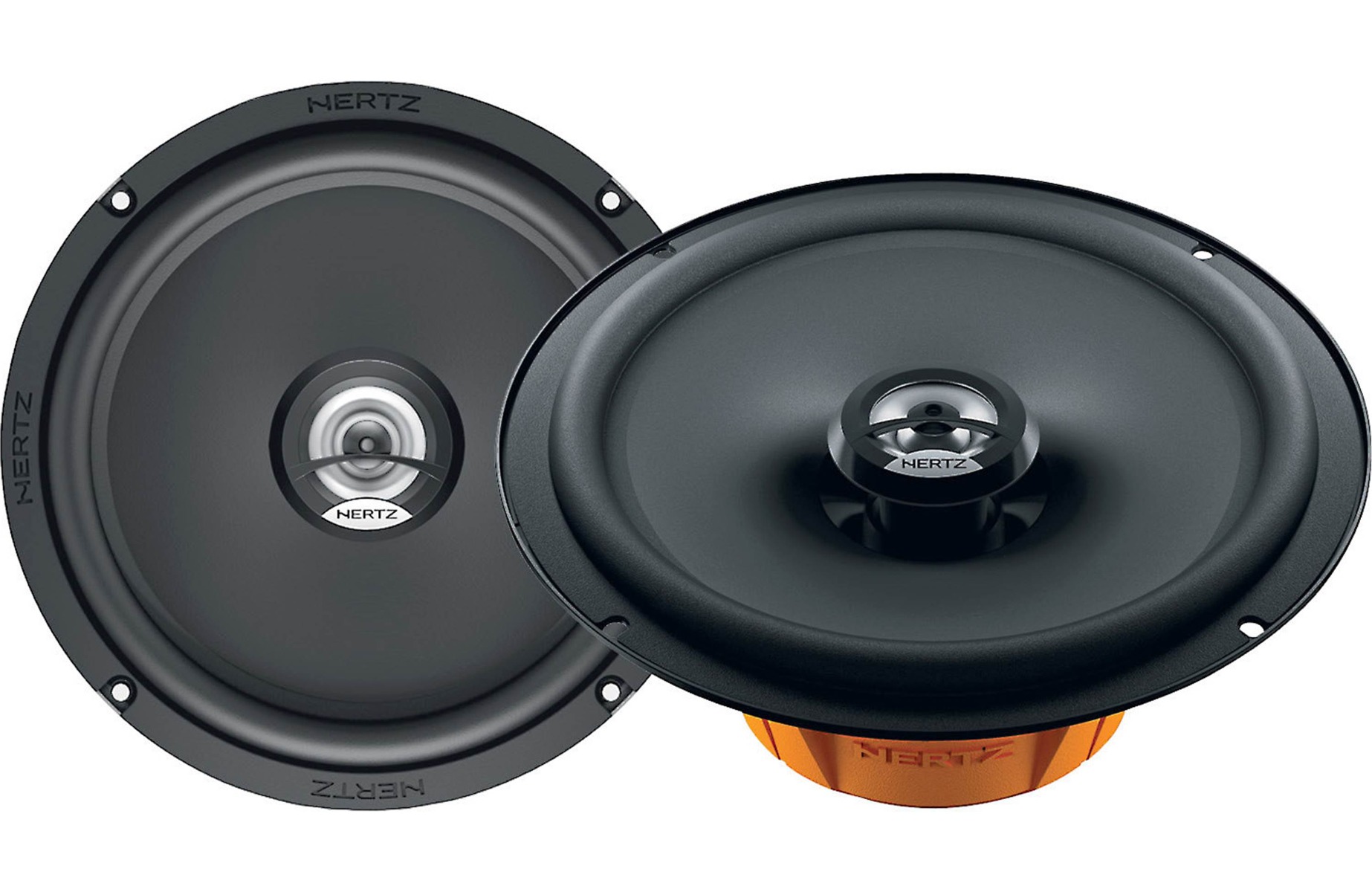 Hertz DCX 165.3 coaxial speakers (165 mm).