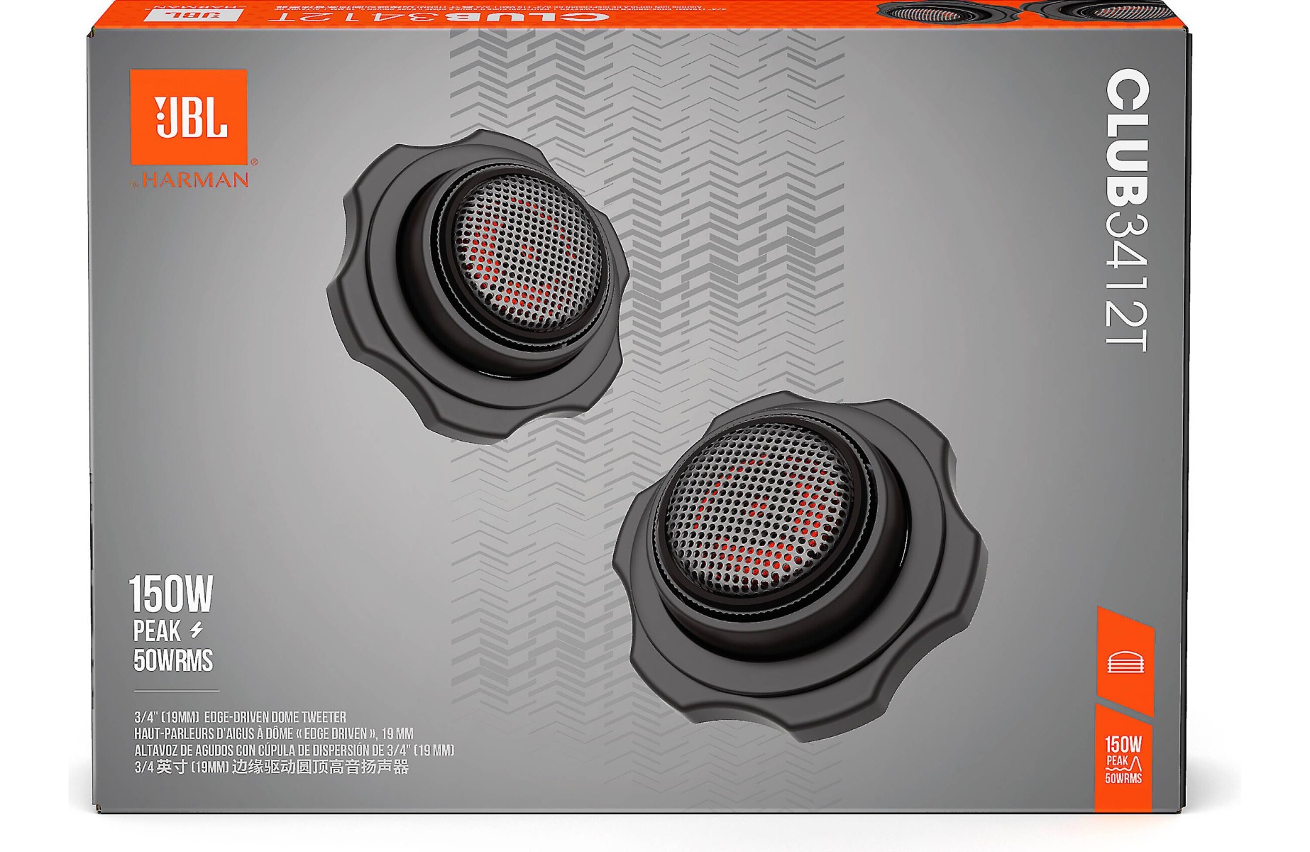 JBL 3412T tweeters (19 mm).