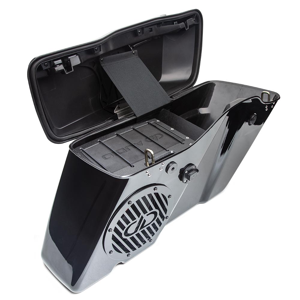 DD Audio HD8-SBK Saddle bag kit for Harley Davidson.