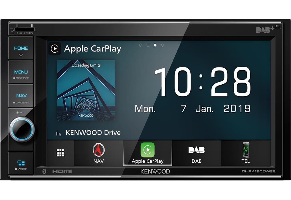 Kenwood DNR4190DABS multimedia AV receiver with Garmin Navigation (6.2").