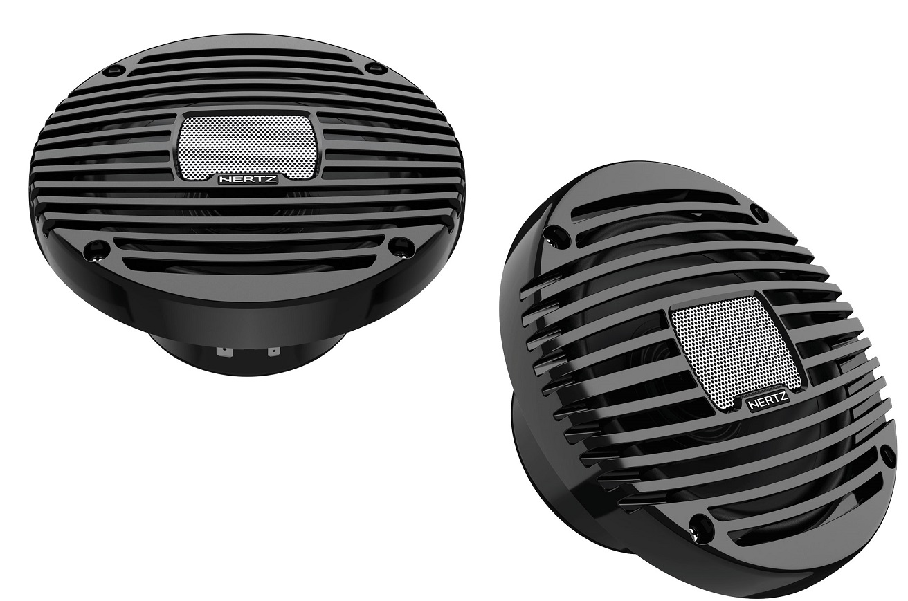 Hertz HEX 6.5 M-C marine coaxial speakers (165 mm).
