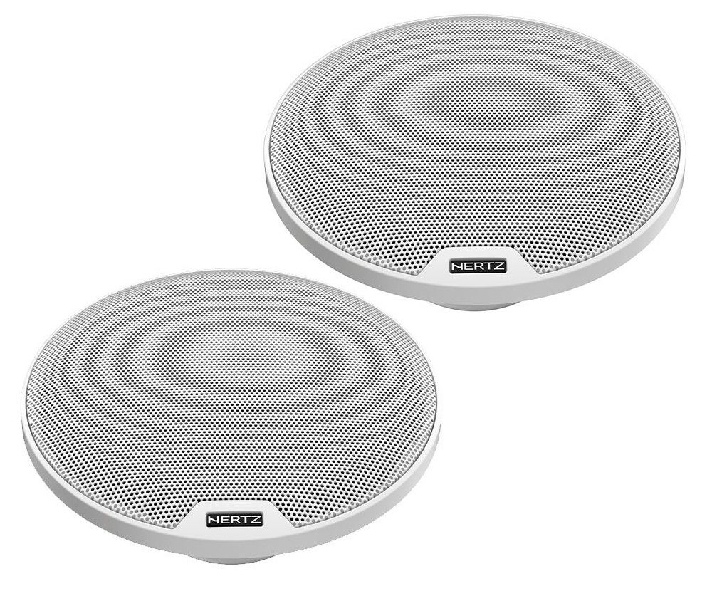 Hertz HEX 6.5 C-W coaxial speakers (165 mm).